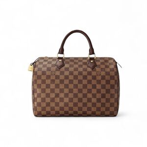 Louis Vuitton Damier Ebene canvas, the Speedy 30